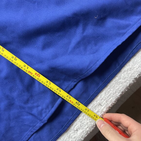 Y2K Yamaha Factory Racing Canada Button Up Crew Shirt Size 3XL Blue Motorsport - Picture 10 of 16